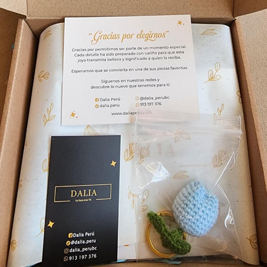 Box Tulipán Cielo - (Celeste) Full Set de 4 Accesorios