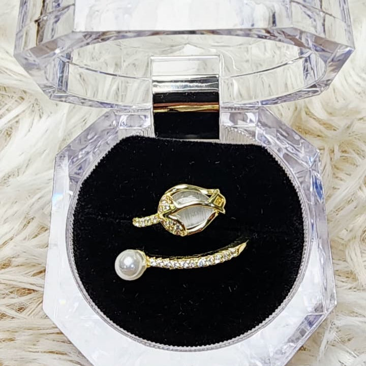 Box Tulipán Elegancia - (Perla) Full Set de 4 Accesorios