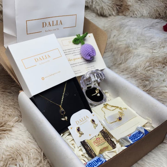 Box Tulipán Ilusión - (Lila) Full Set de 4 Accesorios