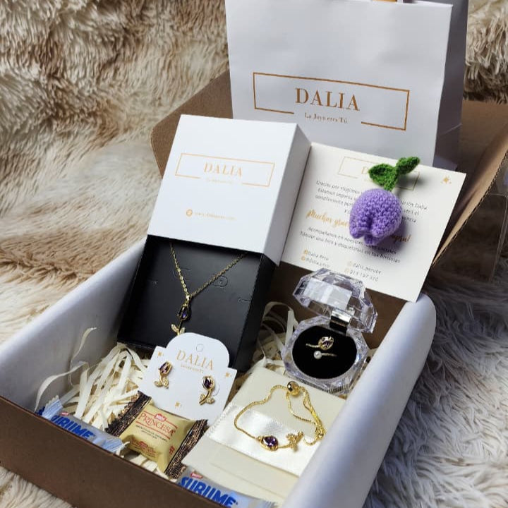 Box Tulipán Ilusión - (Lila) Full Set de 4 Accesorios