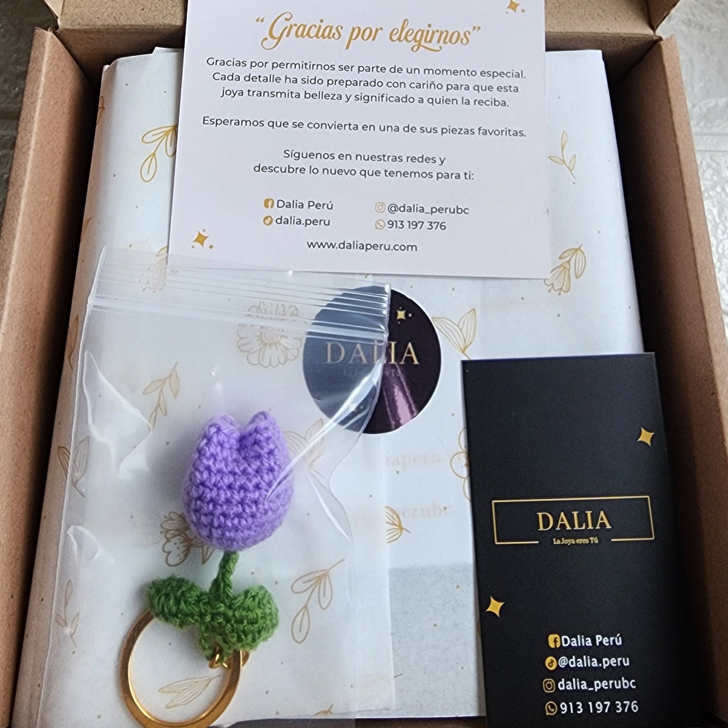 Box Tulipán Ilusión - (Lila) Full Set de 4 Accesorios