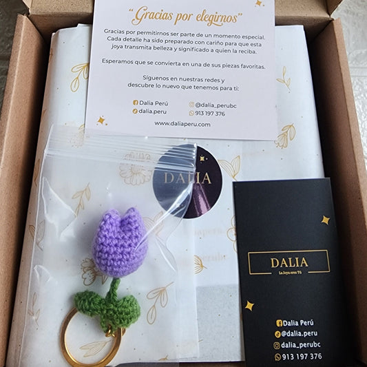 Box Tulipán Ilusión - (Lila) Full Set de 4 Accesorios