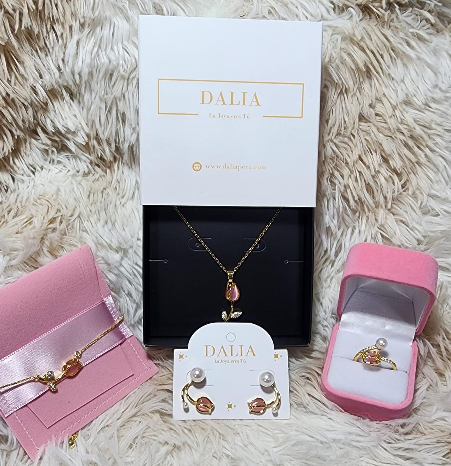 Box Tulipán Encanto - Único Full Set de 4 Accesorios LP