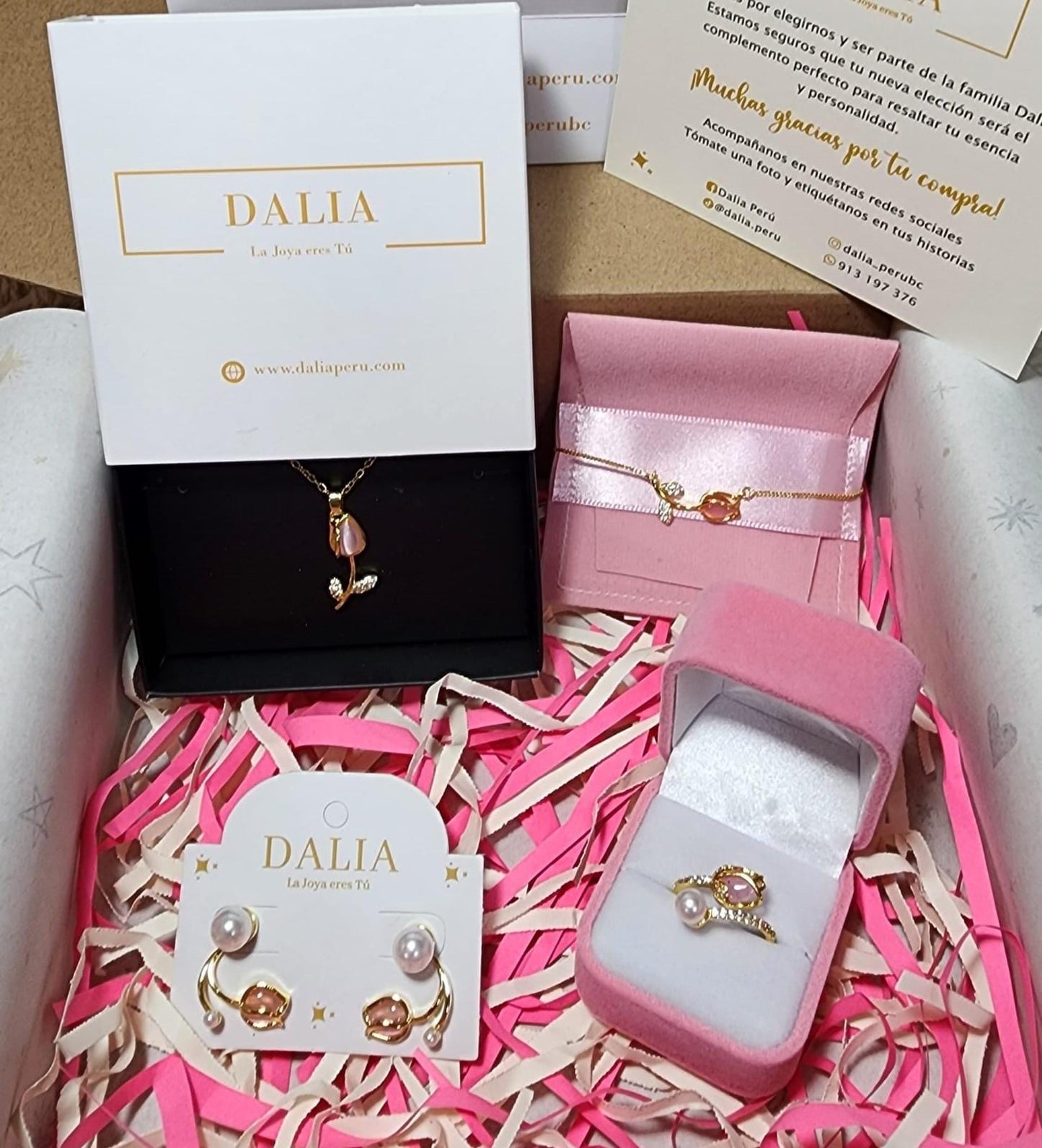 Box Tulipán Encanto - Único Full Set de 4 Accesorios LP