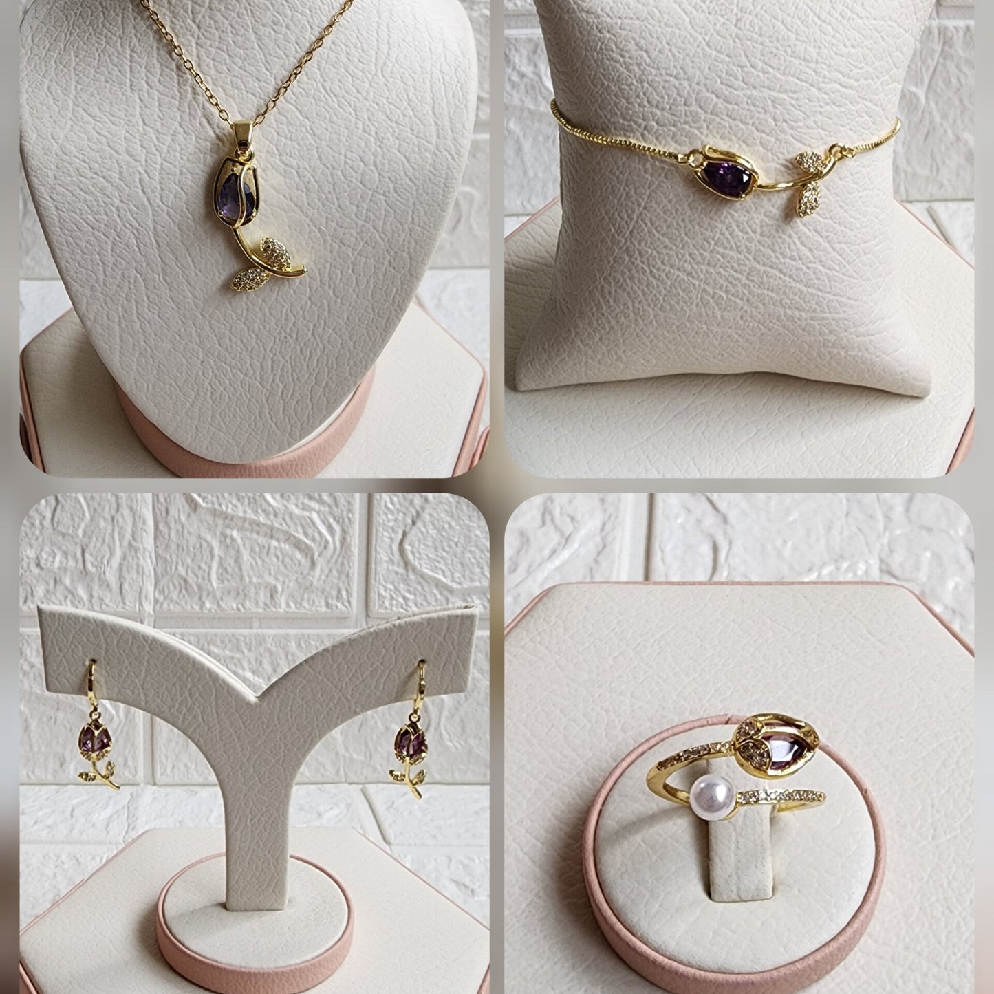 Box Tulipán Ilusión - (Lila) Full Set de 4 Accesorios