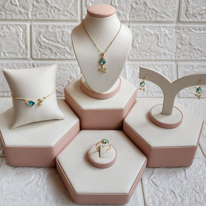 Box Tulipán Cielo - (Celeste) Full Set de 4 Accesorios