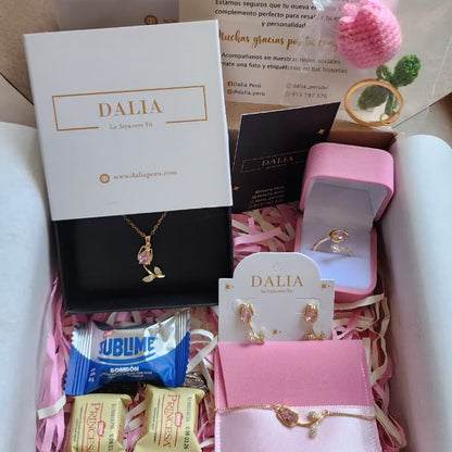 Box Tulipán Encanto - Único Full Set de 4 Accesorios LP